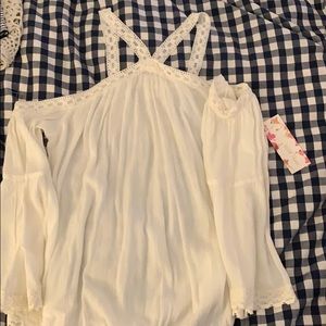 NWT White Cross Shirt
